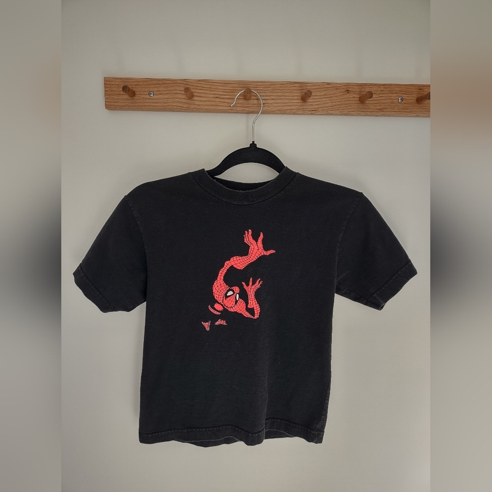 Vintage Y2K Spiderman T-Shirt Boys M/Woman's Size XS-S Baby Tee